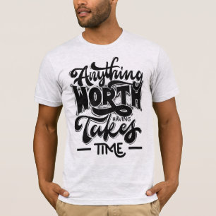 Camiseta branca e preta