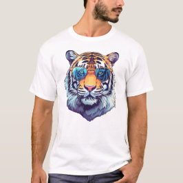 Camiseta Branca Editável Com 🐯 TIGER