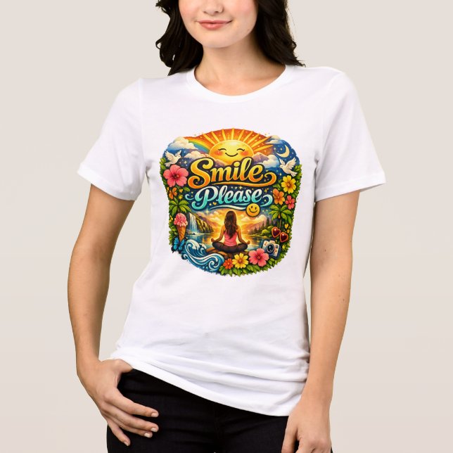 Camiseta Branca Feminina (Frente)