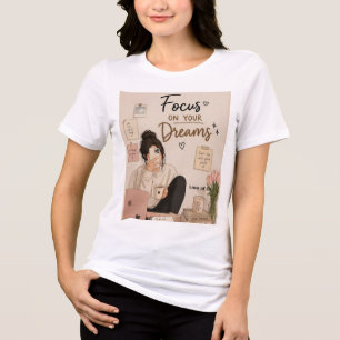 Camiseta branca fofa para meninas