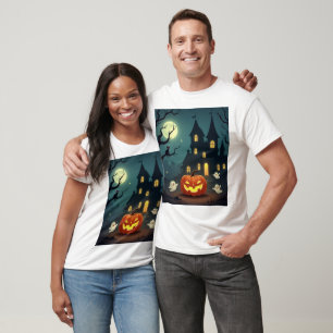 Camiseta branca Halloween