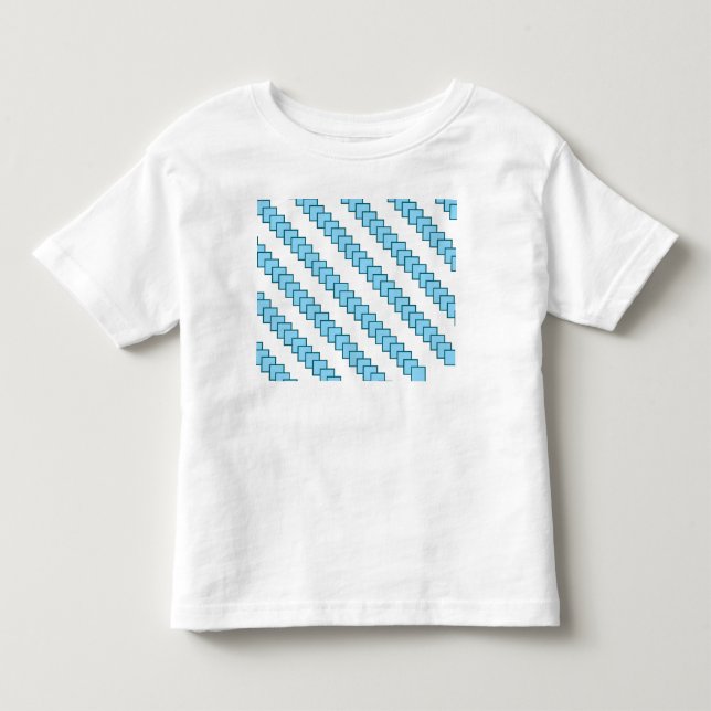 Camiseta Branca Infantil com Geométrico em Verde A (Frente)
