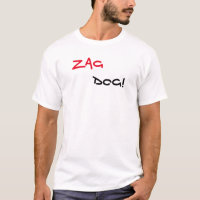 Camiseta Branca Marca Zag Dog