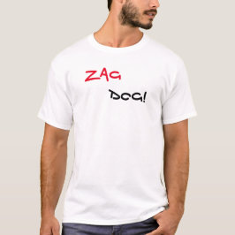 Camiseta Branca Marca Zag Dog