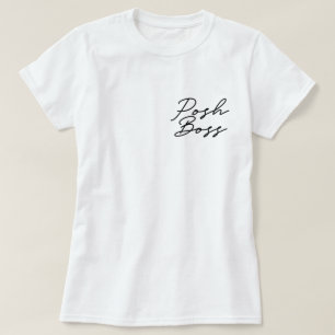 Camiseta Branca Minimalista Posh
