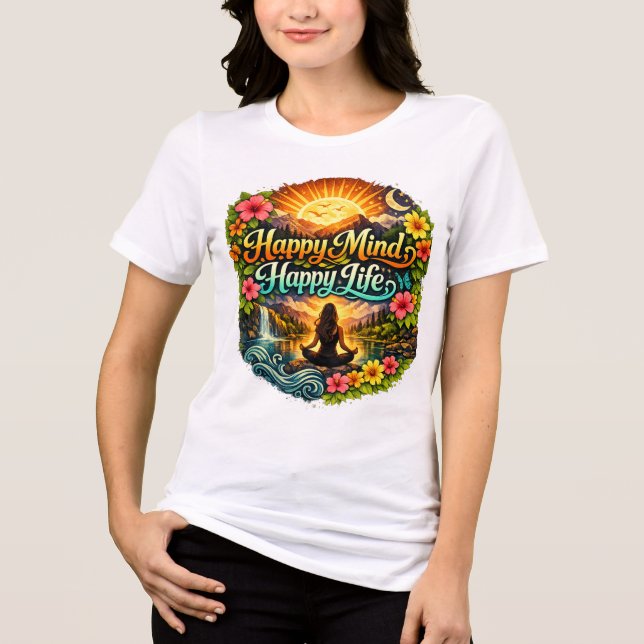 Camiseta Branca Mulheres Motivacionais (Frente)