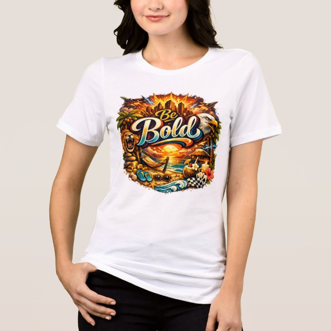 Camiseta Branca Mulheres Motivacionais (Frente)