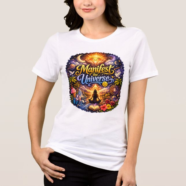 Camiseta Branca Mulheres Motivacionais (Frente)