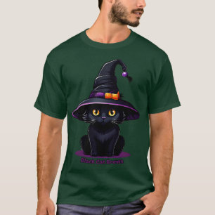 Camiseta Branca Negra de Bruxas
