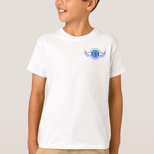 Camiseta Branca para Crianças - Instituto de Apren (Frente)