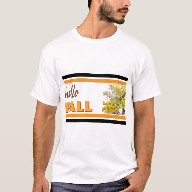 camiseta branca para homens (Frente)