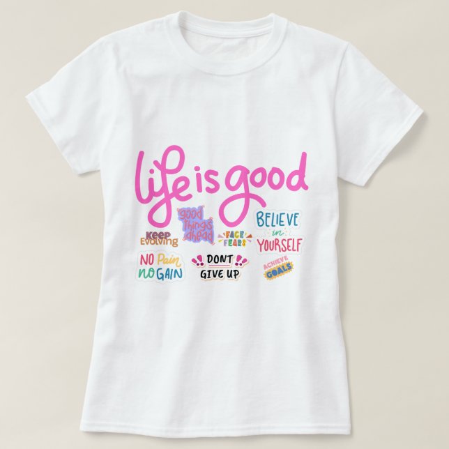 Camiseta branca para mulheres (Frente do Design)