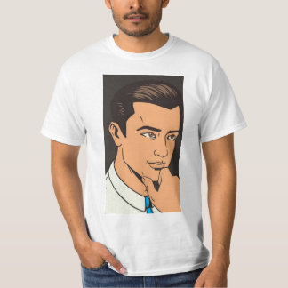 Camiseta branca para o homem