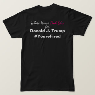 Camiseta Branca, Pink Slip, para Resistência à Tremor