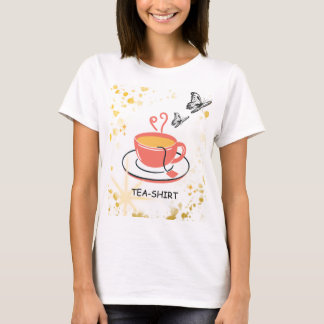 Camiseta branca trendy para mulheres