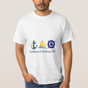 Camiseta Branca Tripulação Náutica ou Clube