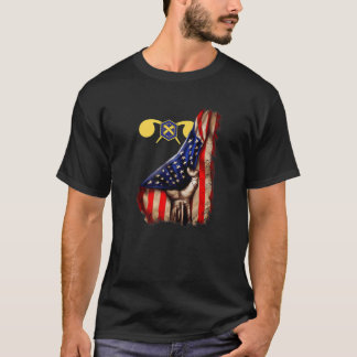 Camiseta Branch Chemical Corps Branch American Flag