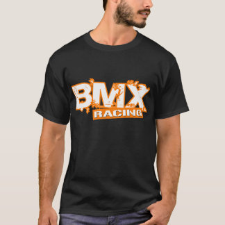 CAMISETA BRANCO ALARANJADO DE COMPETÊNCIA DE BMX