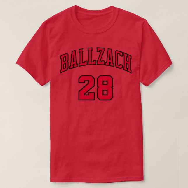 Camiseta Branco BallZach (Frente do Design)