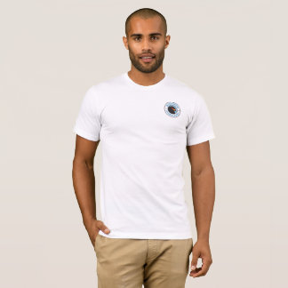 Camiseta Branco básico do t-shirt dos homens dos marismas