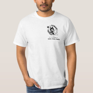 Camiseta Branco básico do tatuagem de Tomcat
