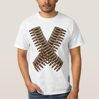 Camiseta Branco da correia da bala do Bandolier