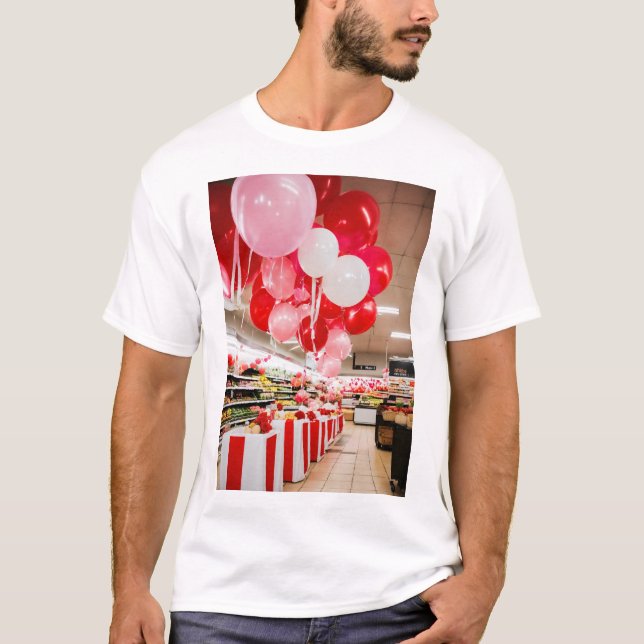 Camiseta branco de aniversário (Frente)