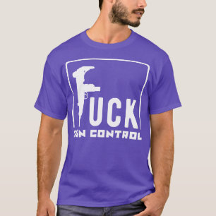 Camiseta branco de controle