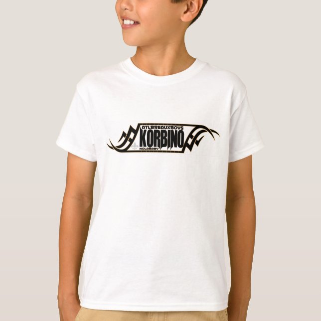 Camiseta Branco de Korbino no branco (Frente)
