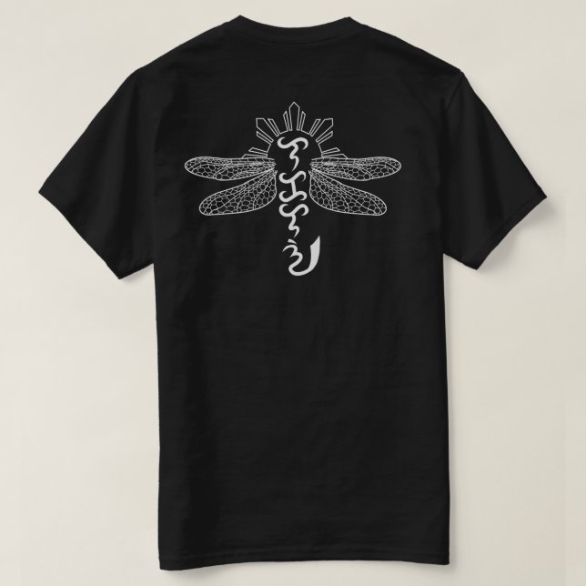 Camiseta Branco de Lakas Loob (Verso do Design)