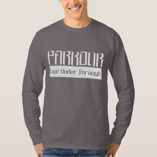 Camiseta Branco de Parkour O.U.T