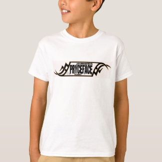 Camiseta Branco de Pryceface no branco
