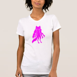 CAMISETA BRANCO DE TA K DAS MULHERES DE FURBIDDEN HOTPNK