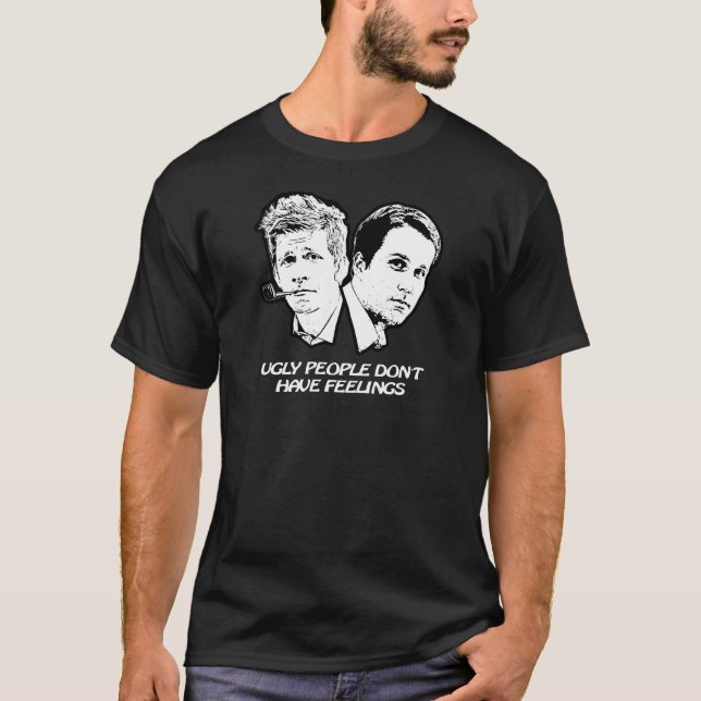 Camiseta Branco de UPDHF no T dos homens negros (Frente)