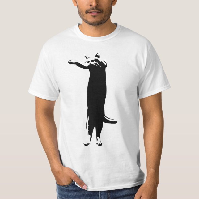 Camiseta Branco do black'n de Longcat (Frente)