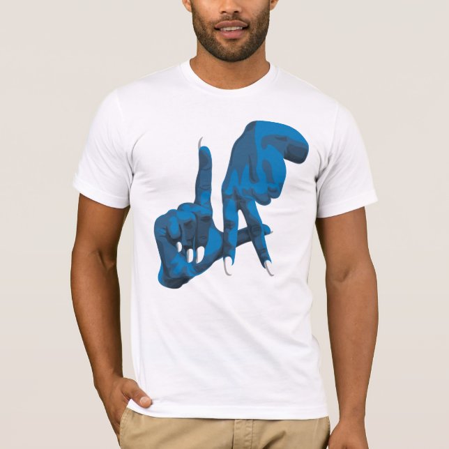 Camiseta Branco do LA + Parte traseira (Frente)