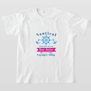 Camiseta Branco do melhor marinheiro náutico