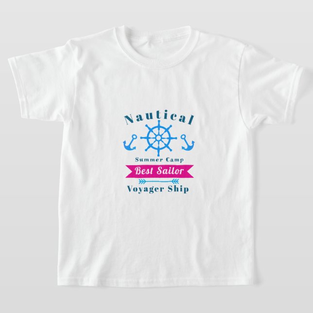 Camiseta Branco do melhor marinheiro náutico (Postura )