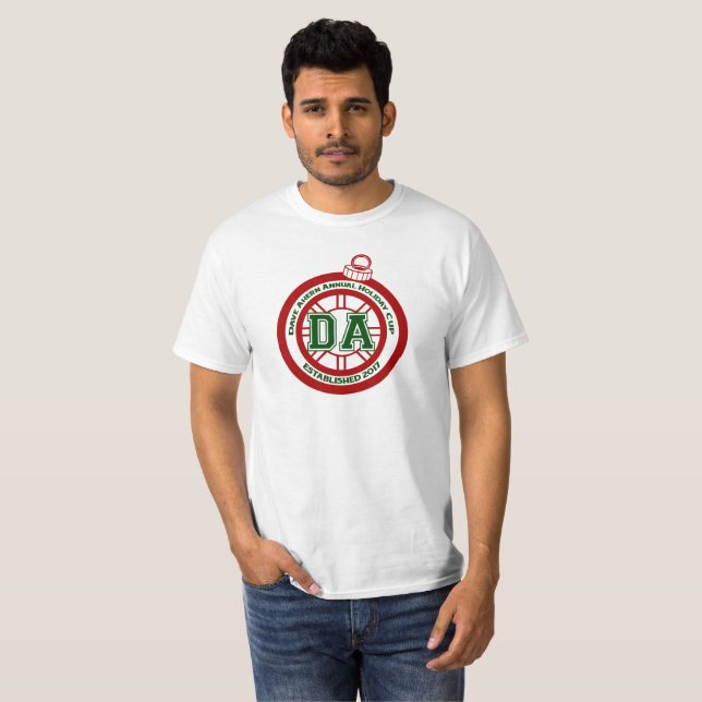 Camiseta Branco do T do copo do feriado anual de Dave Ahern (Frente Completa)