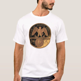 Camiseta Branco do t-shirt de Amero
