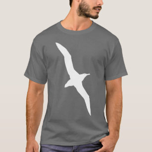 Camiseta Branco do t-shirt do pássaro do albatroz