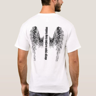 Camiseta Branco do t-shirt do tatuagem s de Donovan de "