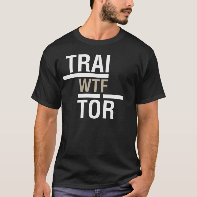 Camiseta Branco do Tshirt 2 de James do traidor (Frente)