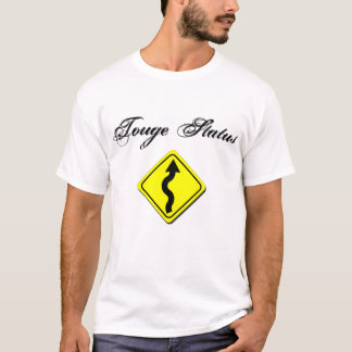 Camiseta Branco do Tshirt da tração do estado de Touge
