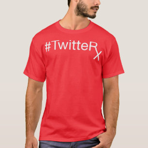 Camiseta Branco do TwitteRx em Azul