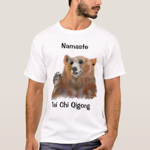 Camiseta Branco do Urso Qigong Tai Chi