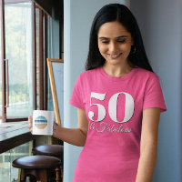 Branco e preto 50 e rosa fabuloso