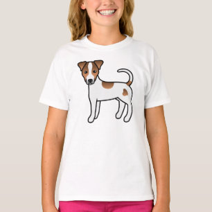 Camiseta Branco E Tan Casaco Parson Russell Terrier