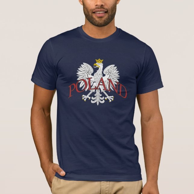 Camiseta Branco Eagle do Polônia (Frente)