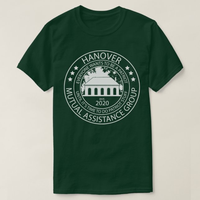 Camiseta Branco frontal e traseiro da HMAG (Frente do Design)